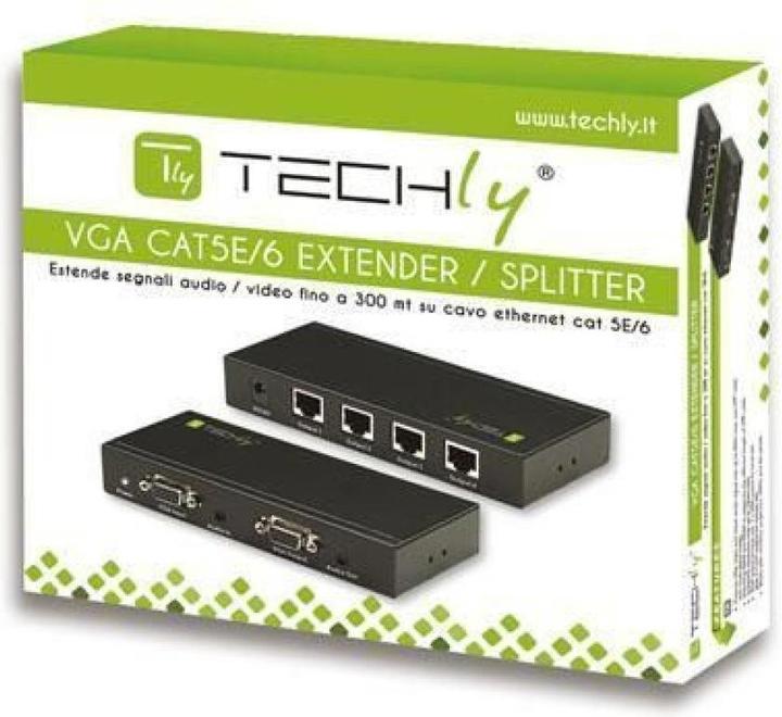 Produktbild Techly Extender / Splitter VGA Cat5e/6