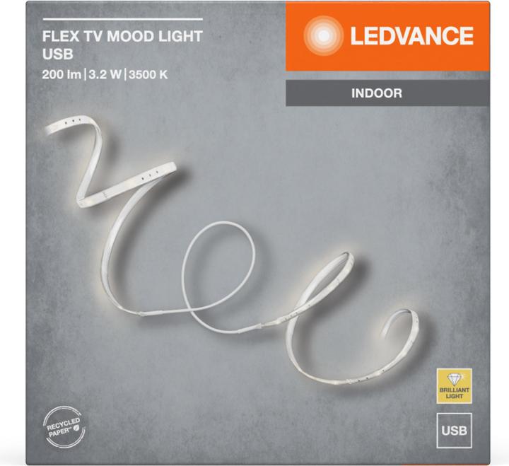 Actual product image Ledvance Flex TV Mood Light (Neutral White, 150 cm, Indoor)