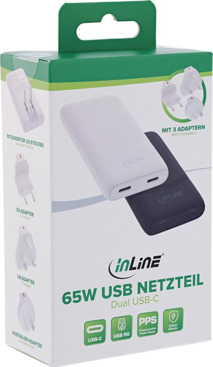 Productafbeelding InLine USB Netzteil Ladegerät (65 W)