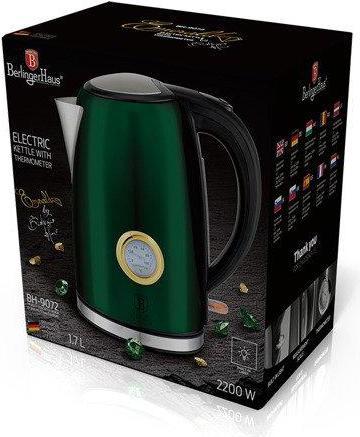 Actual product image BerlingerHaus Electric Kettle 1.7l With Thermometer Berlinger House Emerald Bh-9072 (1.70 l)