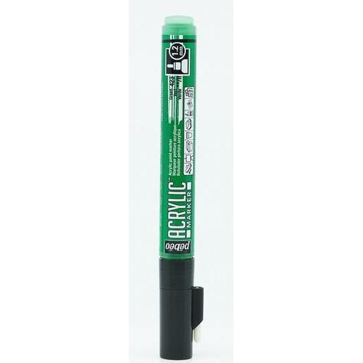 Pebeo, Marker, Acrylic Marker Dünn Rundspitze 1,2mm (Grün, 1.20 mm)
