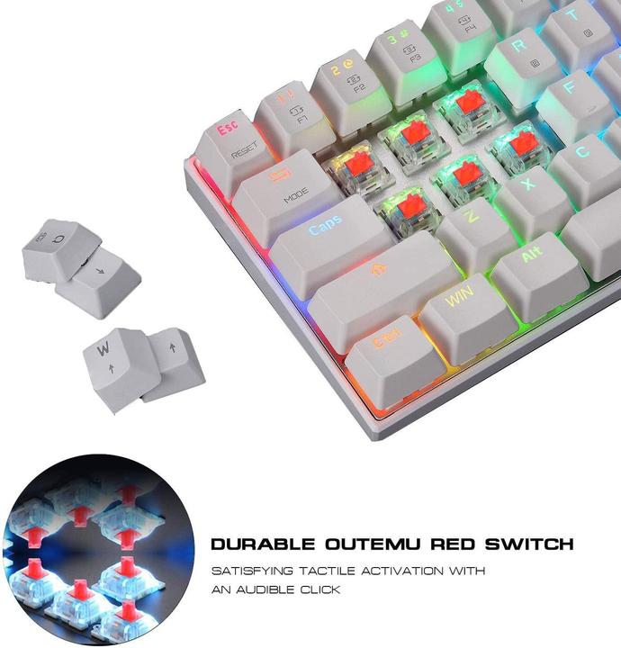 Actual product image Motospeed CK62 (US, Cable, Wireless)