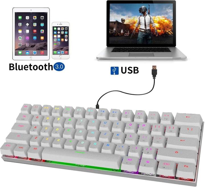 Actual product image Motospeed CK62 (US, Cable, Wireless)