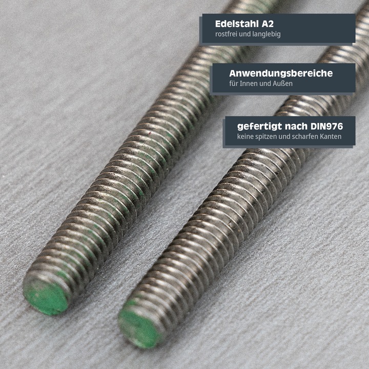 Immagine prodotto Helpmate Gewindestange M10x330, verzinkt, 10 Stück