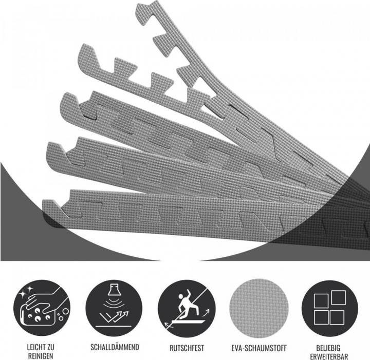 Immagine prodotto Gorilla Sports Tappetini protettivi Pezzi finali (1.20 cm)