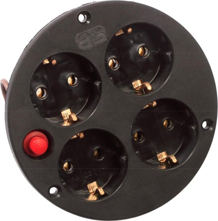 Image du produit Bachmann socket outlet insert 4-fold S socket outlet insert 4f. with cover thermo ins.