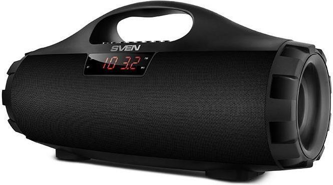 Produktbild Sven Speaker PS-460, juodas (18W, Bluetooth, FM, USB, Micro SD, LED-display, 1800mA*h), SV-015237 (Stromversorgung über USB)