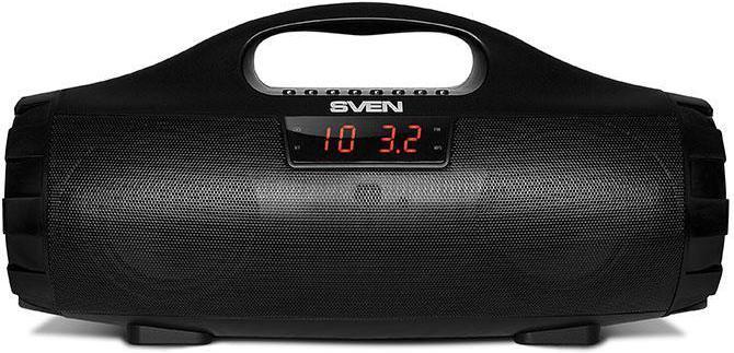 Produktbild Sven Speaker PS-460, juodas (18W, Bluetooth, FM, USB, Micro SD, LED-display, 1800mA*h), SV-015237 (Stromversorgung über USB)