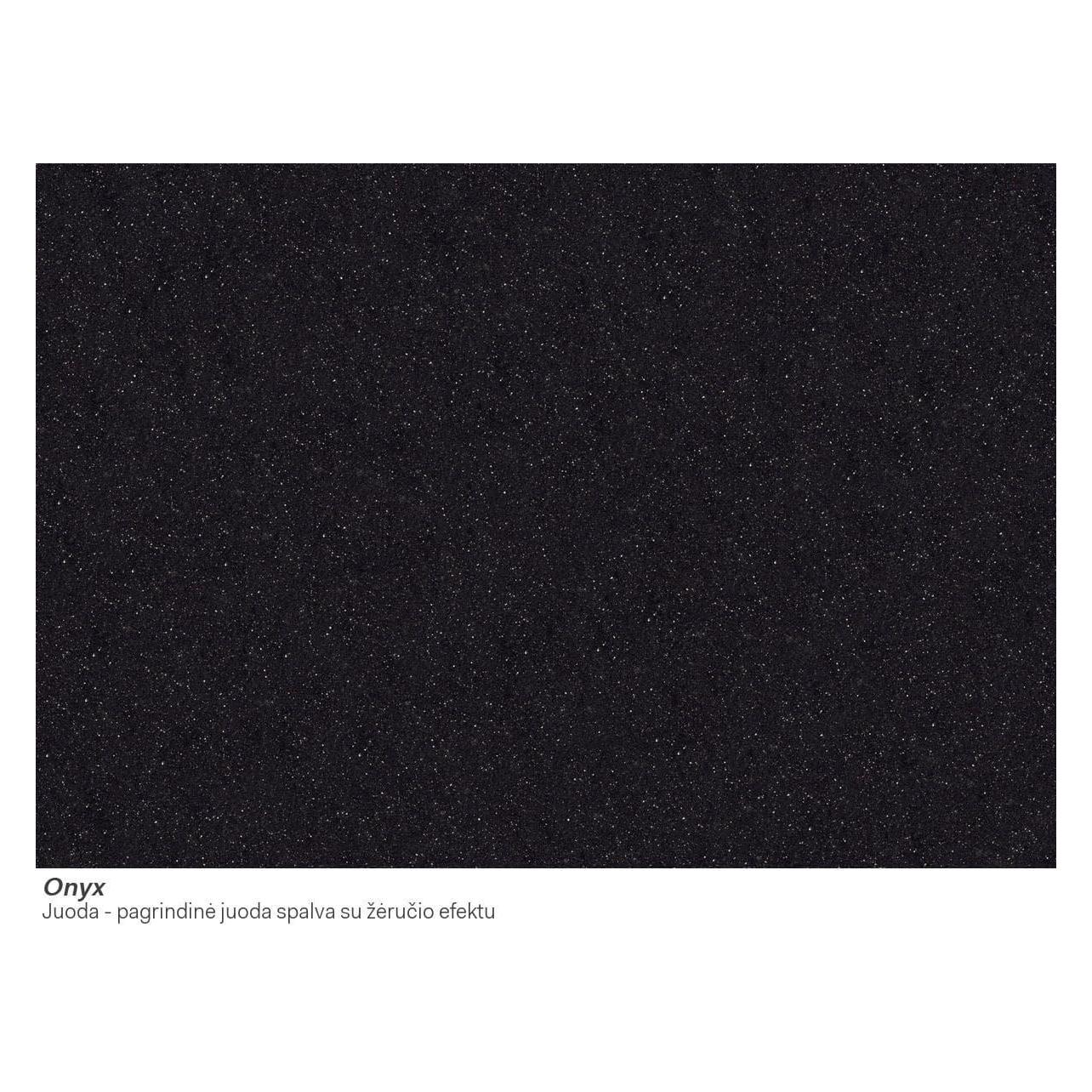 Franke Kubus 2 KNG 110-37 Granitspüle Onyx – Unterbauspüle Fragranit Anthrazit, 41x46 Cm, Mit Exzenterbetätigung