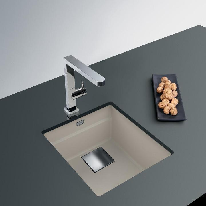 Produktbild Franke Stone mass sink Kubus 2, KNG 110-37, Onyx (Einbauspüle, 80 cm, 41 cm)