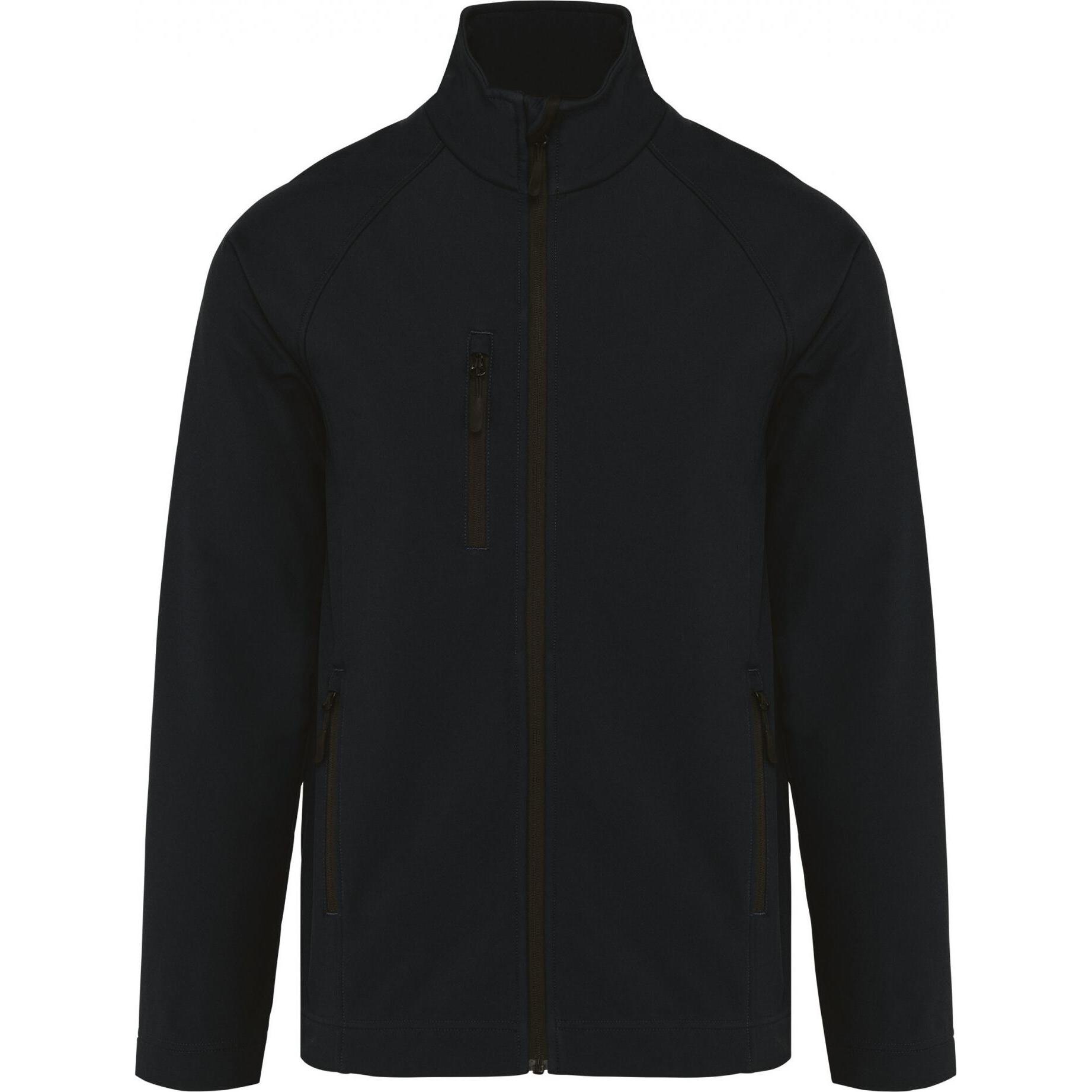 Kariban, Herren, Jacke, Softshell (L), Schwarz, L