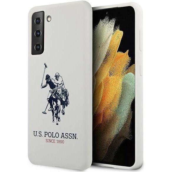 U.S. Polo US POLO US Polo USHCS21MSLHRWH S21 + G996 baltas (Samsung Galaxy S21+), Smartphone Hülle, Weiss