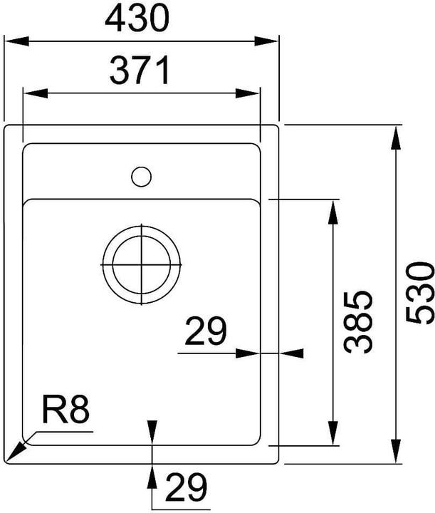 Image du produit Franke SID 610-40 (Evier encastré, 43 cm, 53 cm)