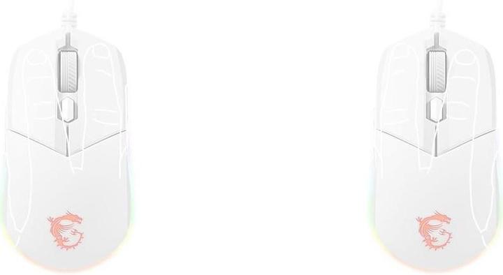 Image du produit MSI + souris / VIGOR GK30 COMBO White US (IT, Filaire)