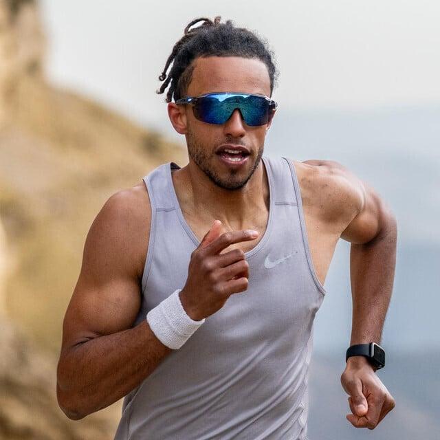 Actual product image Julbo Evad 2 Spectron 3 - Smarte Brillen (Cherry, Smoke grey Green Flash)