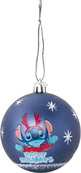 Image du produit NoName STITCH - Bleu - Pack 6 Boules de Noël - 8 cm (6x)