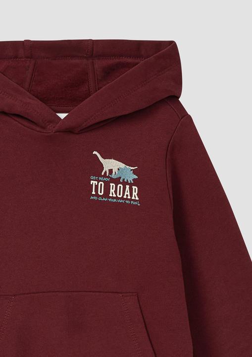 Produktbild s.Oliver Sweatshirt Hoodie mit Front- und Backprint und kuscheliger Innenseite (98)