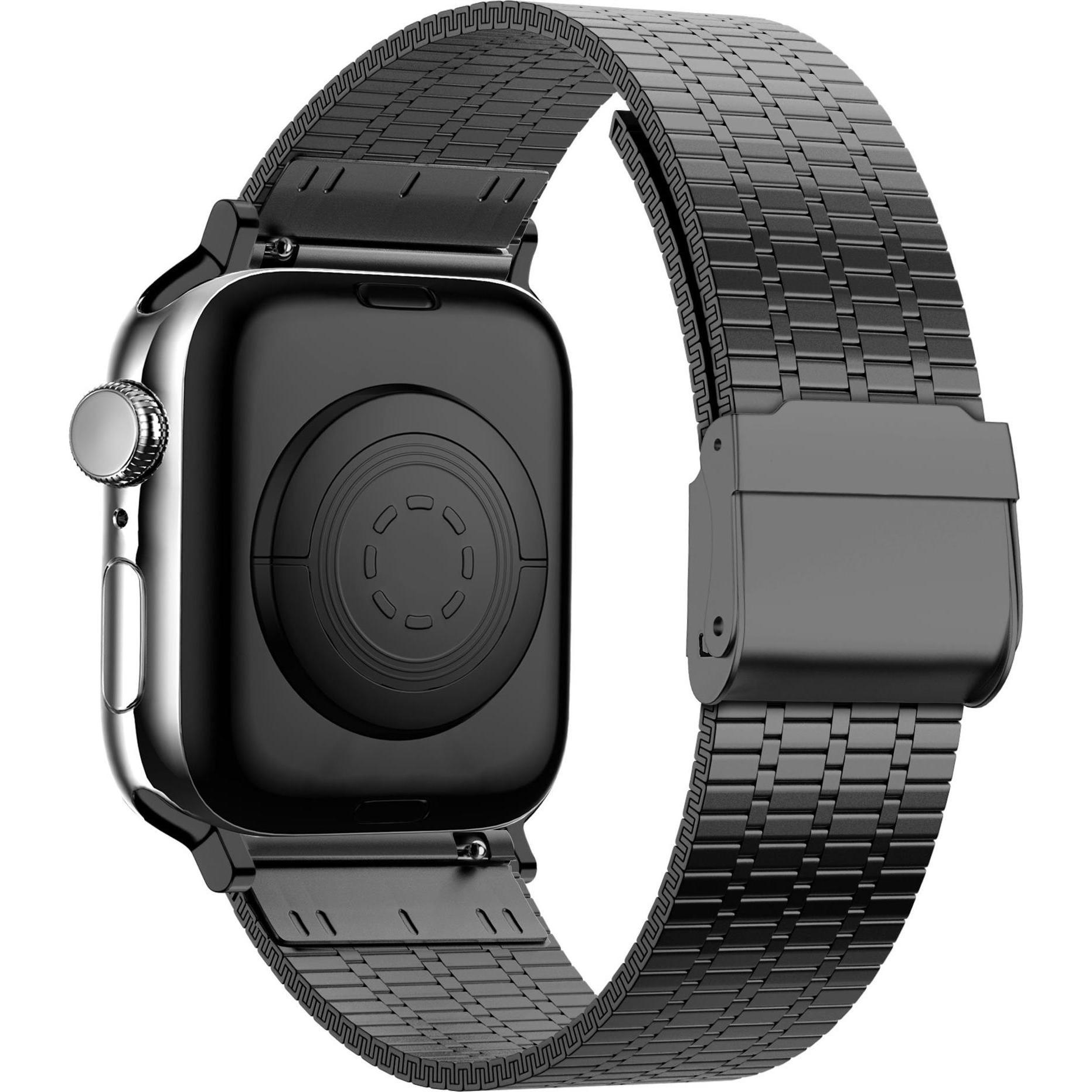 Thumbnail - Bandz Armband (Edelstahl, Apple Watch), Uhrenarmband, Schwarz