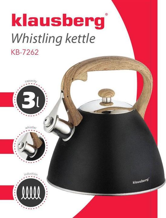 Image du produit Klausberg Kettle with whistle 3L KB-7262