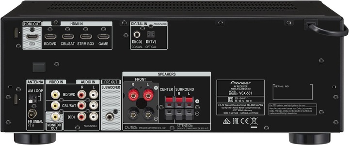 Produktbild Pioneer Vsx-531 (5.1 Kanal, FM)