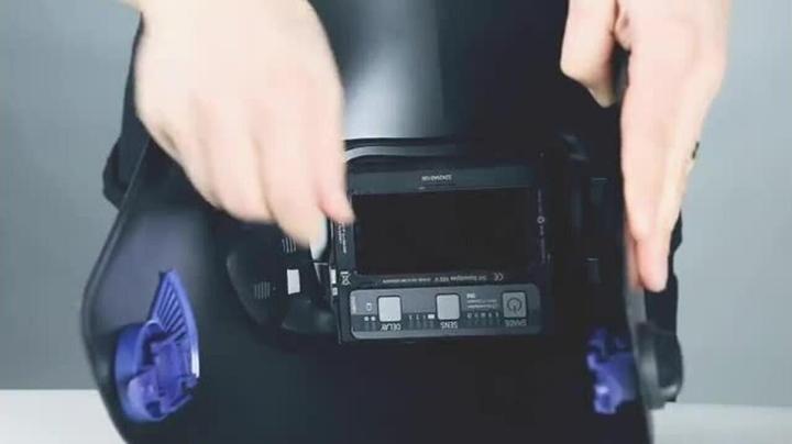 Produktbild SpeedGlas Schweisserschutzhelm 100 V m. Delay-Funktion 44x93mm DIN 8-12 3M