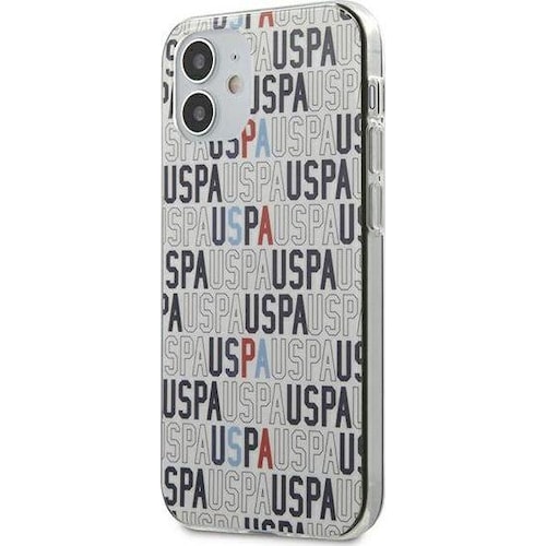 U.S. Polo US Polo USHCP12SPCUSPA6 iPhone 12 mini 5.4" balta (Apple iPhone 12 mini), Smartphone Hülle, Weiss