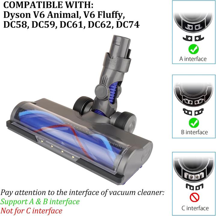 Produktbild Weile Ersatz-Motorkopf für Dyson V6/DC58/DC59/DC61/DC62/DC74