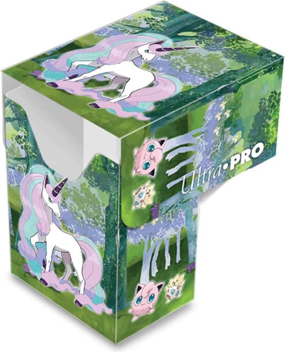 Actual product image Ultra Pro Pokémon Enchanted Glade Full View Deck Box