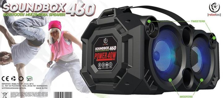 Actual product image Rebeltec SoundBox 460 Bluetooth garsiakalbis (8 h)