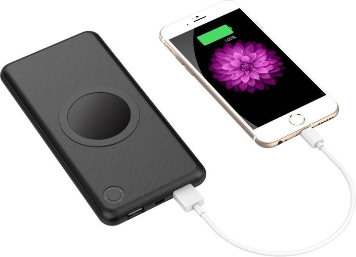 Actual product image Platinet 10,000 mAh Black Powerbank (PMPB10QB) (10000 mAh, 5 W)