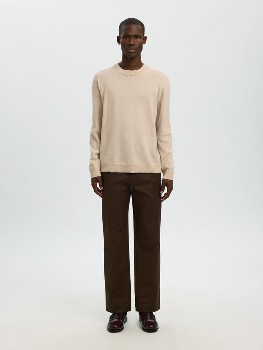 Produktbild Selected Slhtray Merino Brushed Relaxed Crew Noos (L)