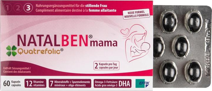 Produktbild Natalben Mama Quatrefolic (1 Stück, Kapseln, 132 g)
