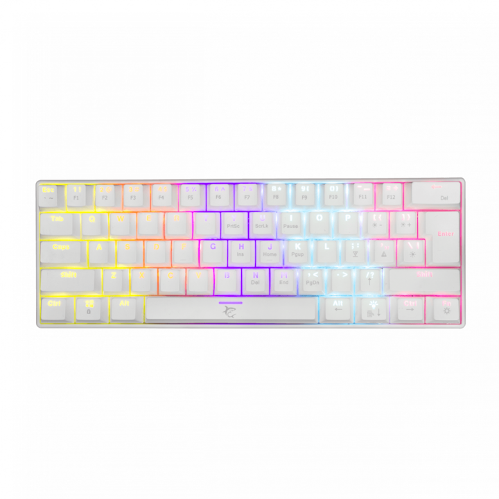 Produktbild White Shark Mechanical Gaming Keyboard Shinobi, OUTEMU RED Switch, Full Rainbow RGB LED Backlight, U (US, Kabelgebunden)