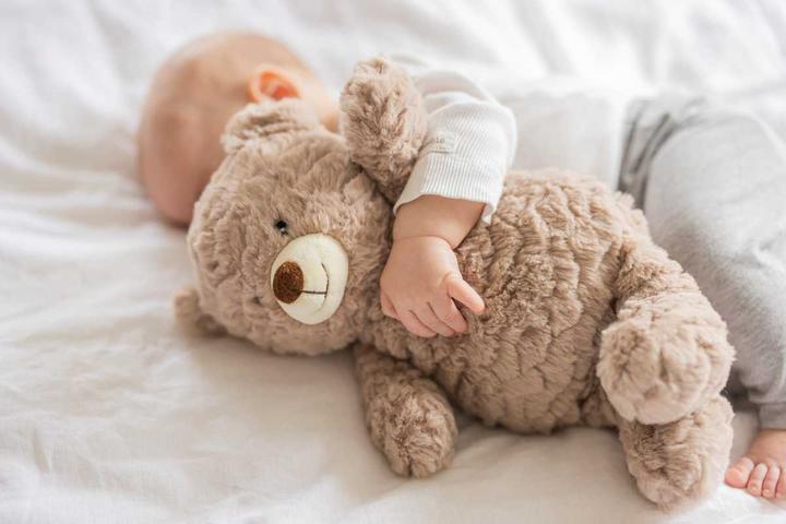 Image du produit Teddykompaniet Coussin chauffant Ourson brun avec fourrure ondulée 35 cm (35 x 35 cm)