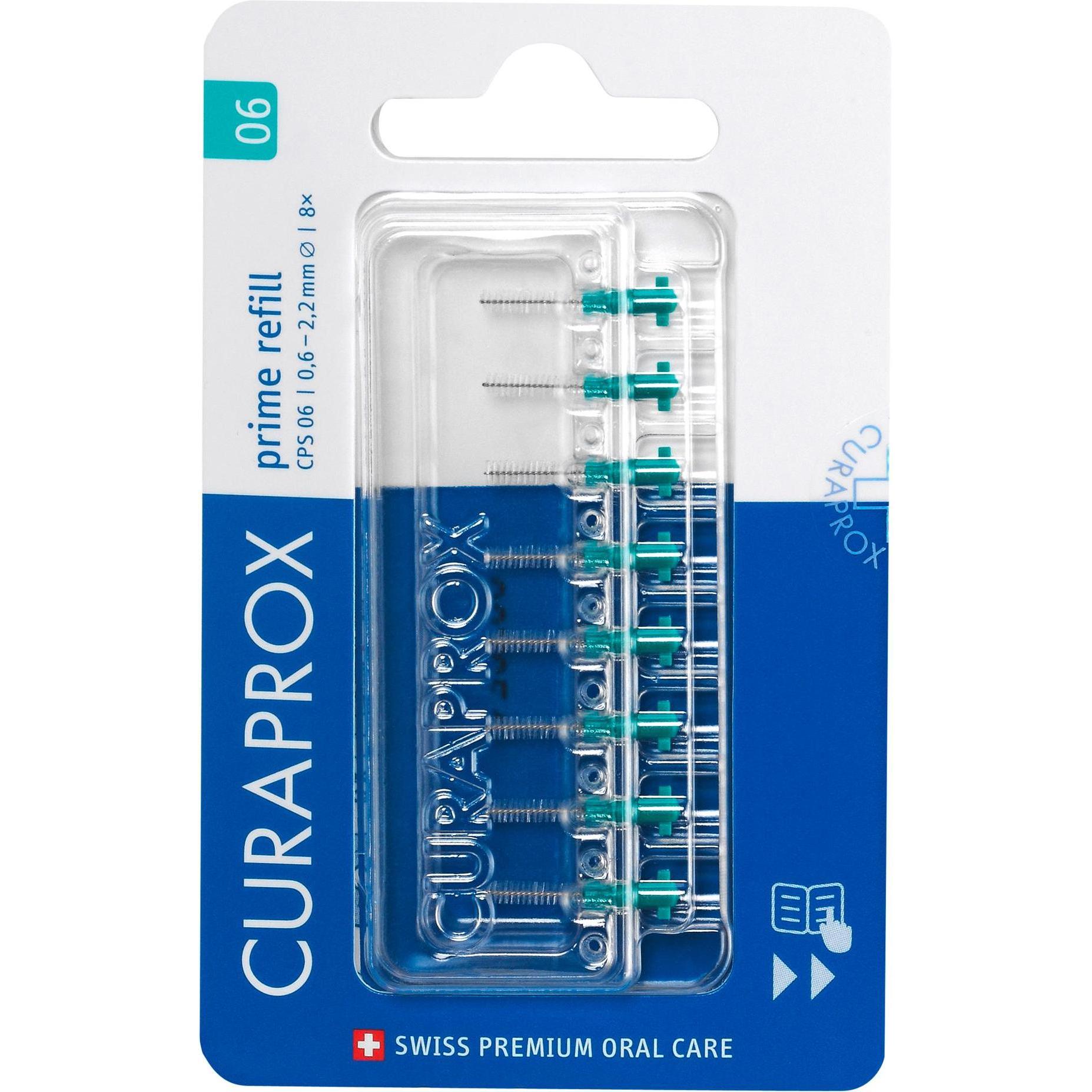 Thumbnail - Curaprox, Interdentalbürste, CPS 06 Prime Refill (8x) (8 x, 2.20 mm)