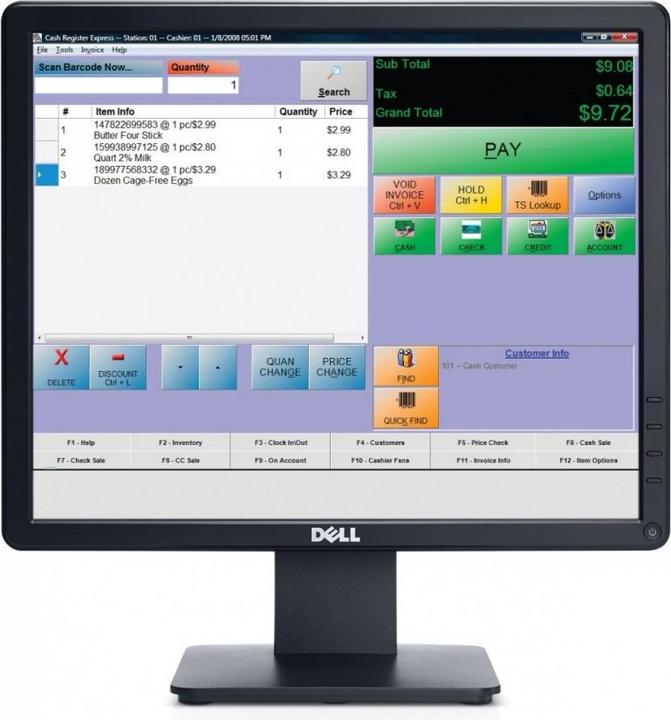 Actual product image Dell E1715s (1280 x 1024 pixels, 17")