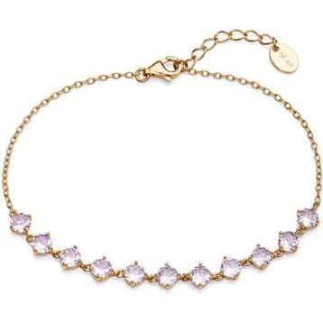 Viceroy, Armschmuck, Elegant gold-plated bracelet with zirconia Elegant 13150P100