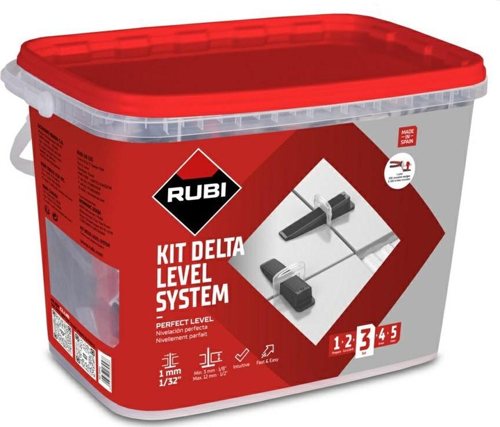 Actual product image Rubi ZESTAW DELTA 2 mm (3-12 mm)