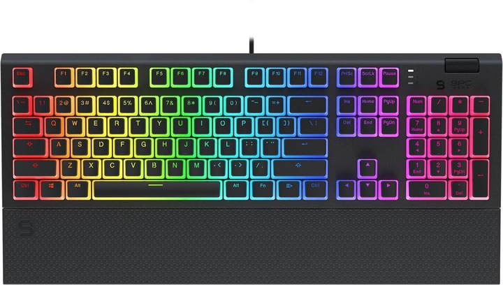 Actual product image SPC Gear GK650K Omnis Mechanical Keyboard with RGB Pudding Edition (US, Kailh Red switch) (Eng. Int.)