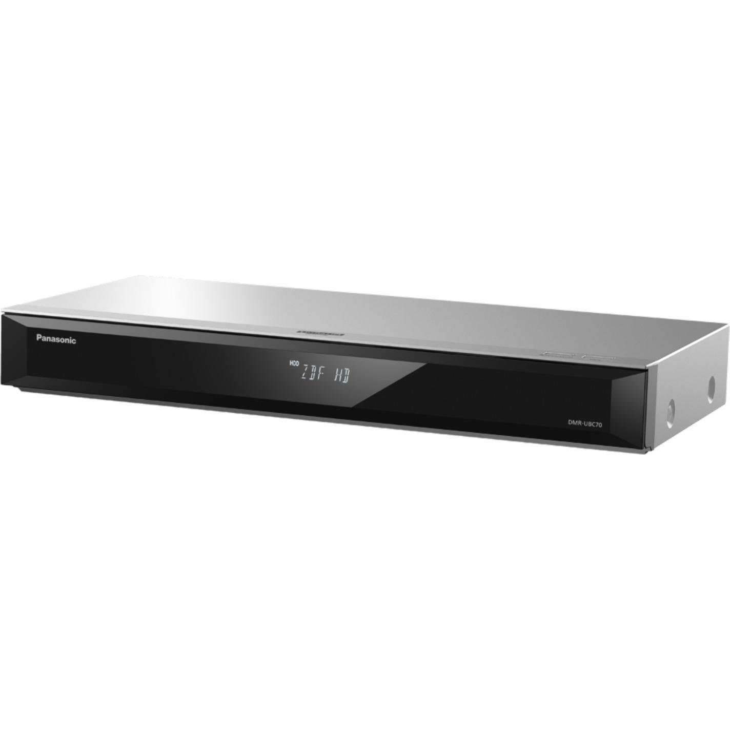 Panasonic Dmr-Ubc70egs (Blu-ray Player, Blu-ray Recorder), Bluray Player + DVD Player, Silber