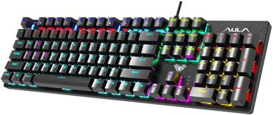 Actual product image Aula Mechanical Playroom Retribution, with backlight, Blue Switch, EN layout