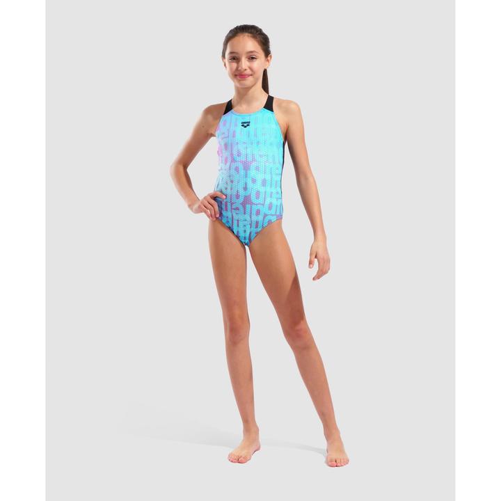 Actual product image Arena G Multi Colours Swimsuit V Back (128)