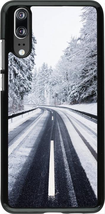 Actual product image PhoneLook Coque Winter 22 Snowy Road (Huawei P20)