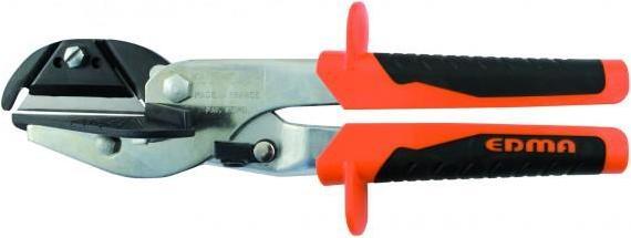 Actual product image Edma Adjustable angle shears for plastic and rubber products. 240mm