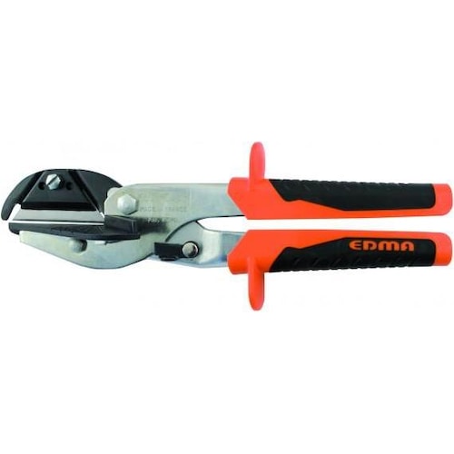 Edma, Kelle + Spachtel, Adjustable angle shears for plastic and rubber products. 240mm