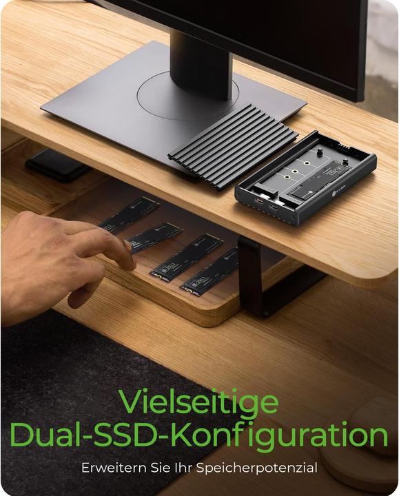 Produktbild Icy Box IB-2817M-C32 (M.2 2280, M.2 2230, M.2 2242, M.2 2260)