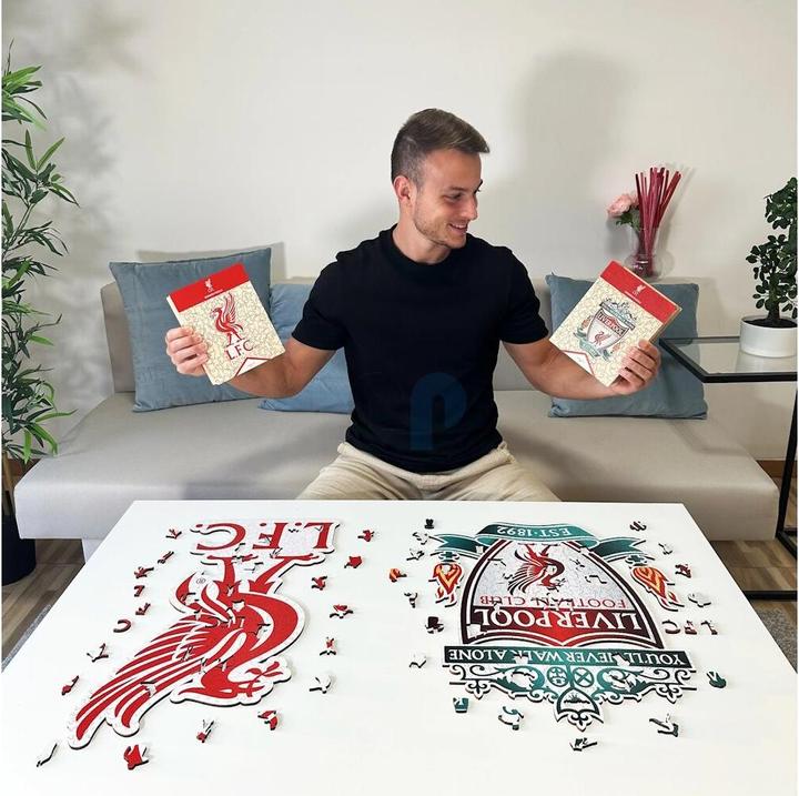 Productafbeelding Iconic Liverpool FC - Logo - Puzzel in Legno Taglia S (150 Pezzi) (150 onderdelen)