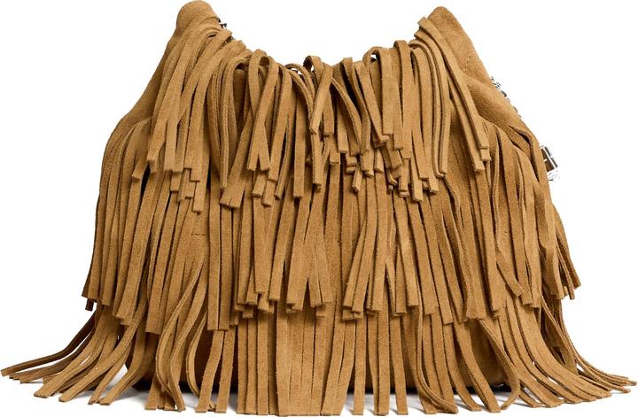 Immagine prodotto Tory Burch Borsa A Tracolla Mini Fleming In Suede Con Frange