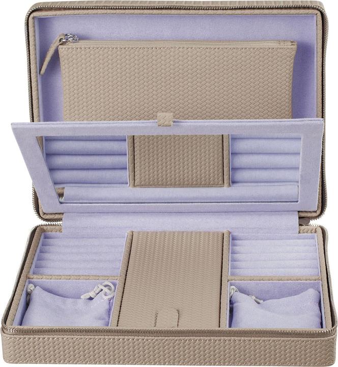 Produktbild Windrose 803949.07 - Reissverschluss Schmuckbox Corbello taupe