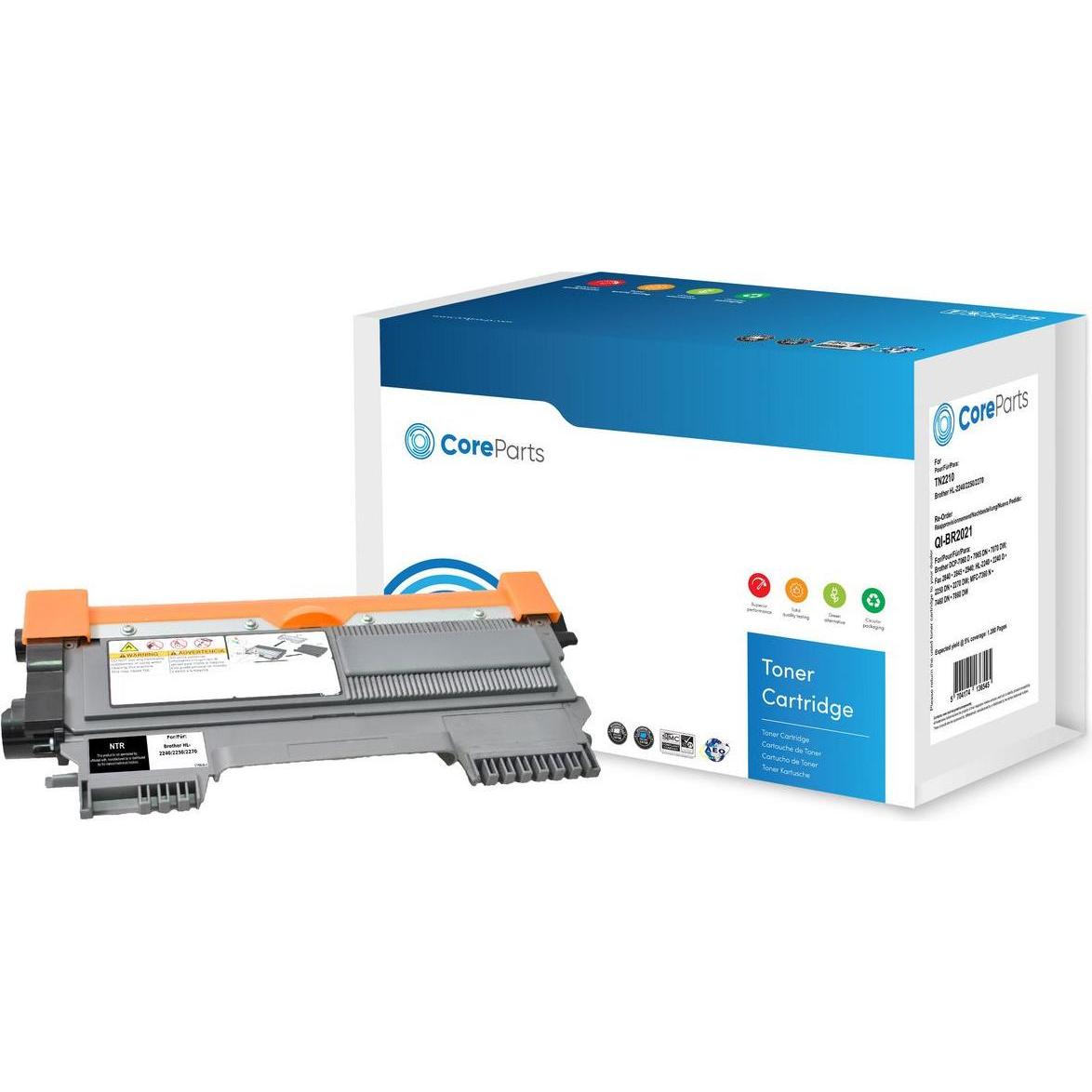 CoreParts, Toner, QI-BR2021 Tonerkartusche (e) Kompatibel (BK)